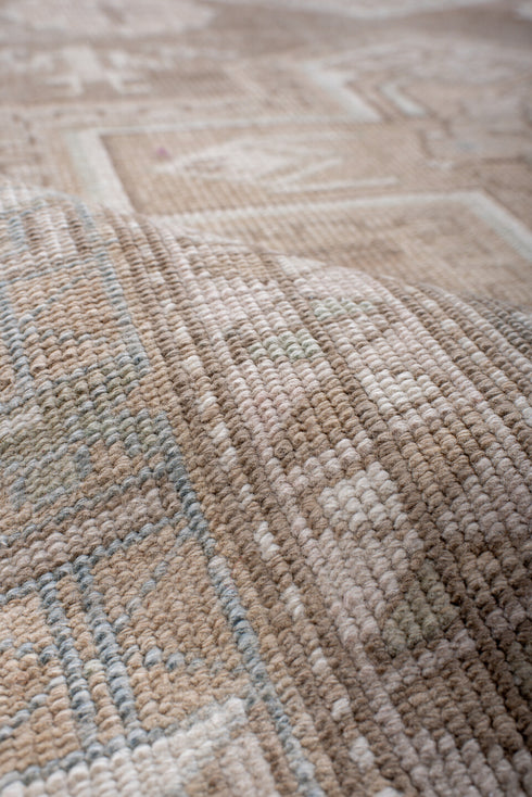 Antique Oushak Runner Rug (3' x 15')